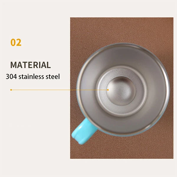 Stainless Steel Coffee Mug with Lid